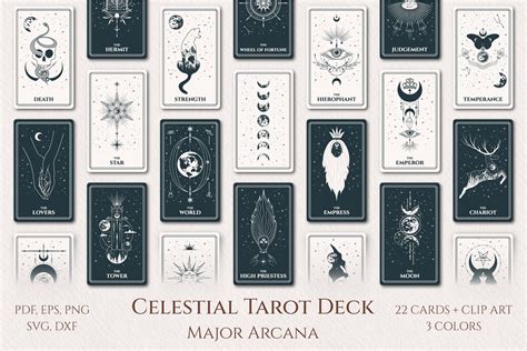 Celestial magic divination cards
